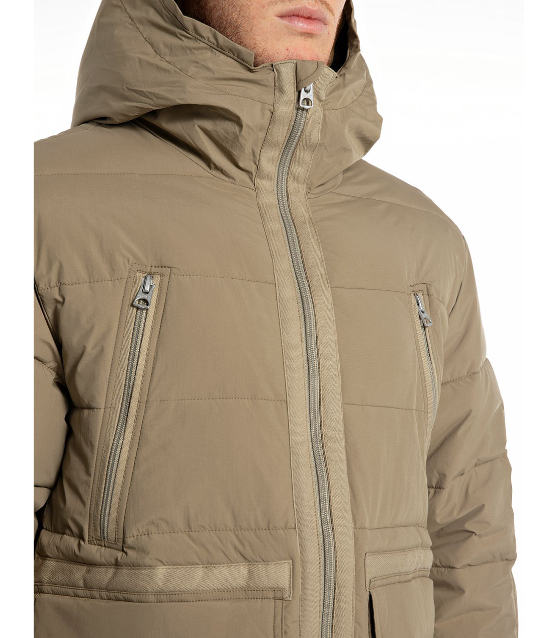 リサイクルナイロンタスランジャケット 詳細画像 ライトコーヒー 3